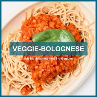 Veggie-Bolognese mit Bio-Gemüse