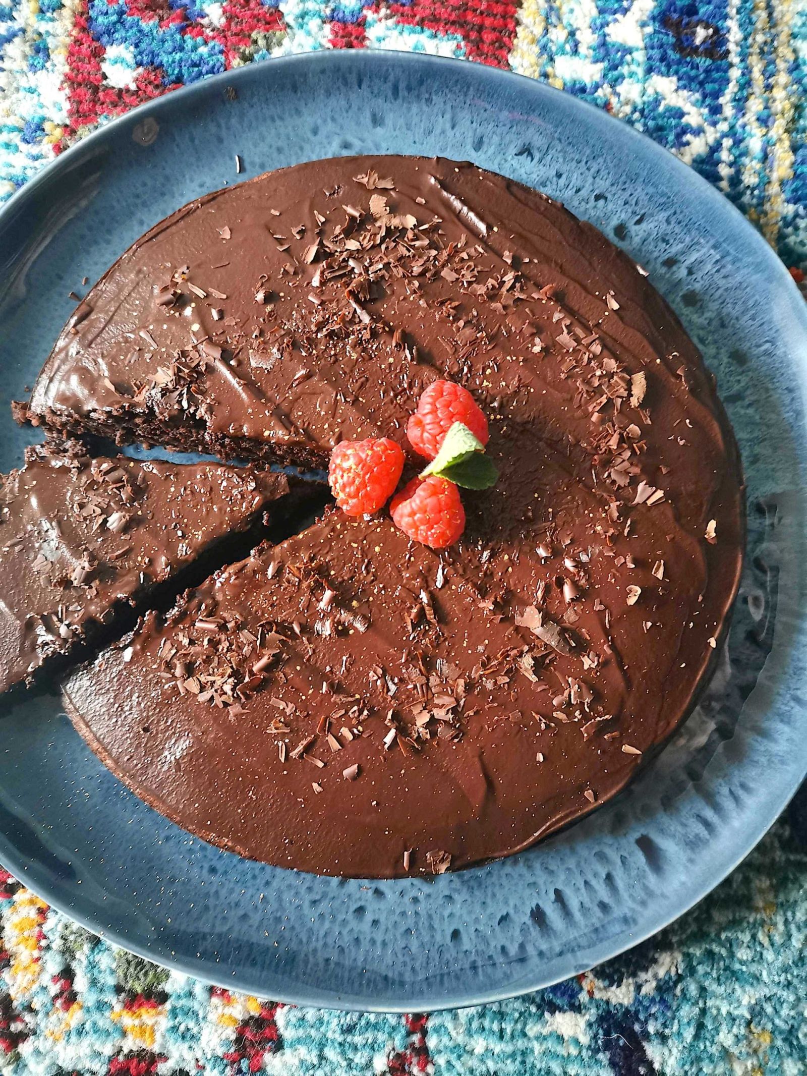 Schokoladenkuchen mit Rote Bete